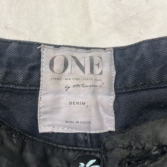 One Teaspoon Trashed Freebird Jeans Black - Picture 3 of 5
